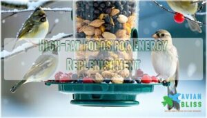 high-fat foods for energy replenishment