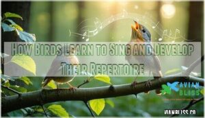 how birds learn to sing and develop their repertoire