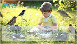 identifying birds using field guides