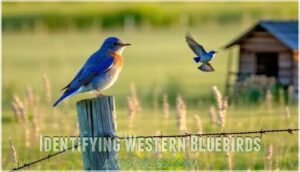 identifying western bluebirds