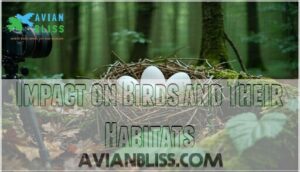 impact on birds and their habitats