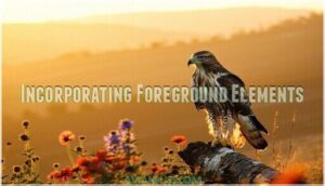 incorporating foreground elements