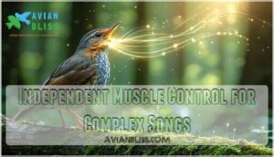 independent muscle control for complex songs