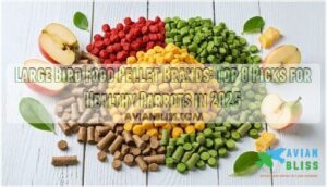 large bird food pellet brands