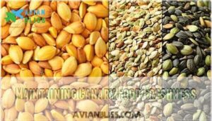 maintaining canary food freshness