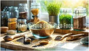 making your own bird food