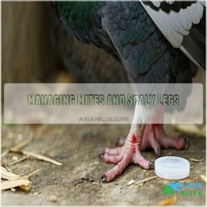 managing mites and scaly legs
