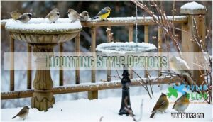 mounting style options