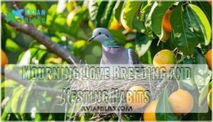 mourning dove breeding and nesting habits