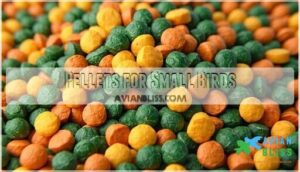 pellets for small birds