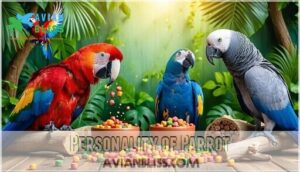 personality of parrot