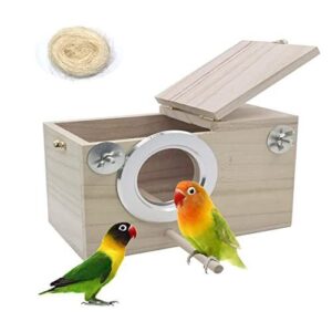PINVNBY Parakeet Nesting Box Bird B0B5QW4L79
