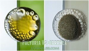 polyuria vs diarrhea