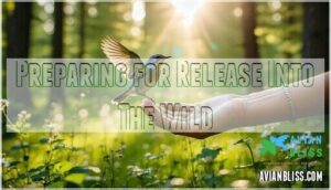 preparing for release into the wild