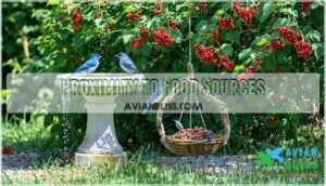 proximity to food sources