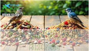 ready-made mix vs diy bird food