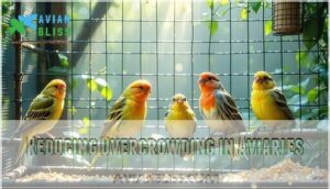 reducing overcrowding in aviaries reducing overcrowding in aviaries
