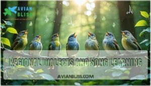 regional dialects and song learning
