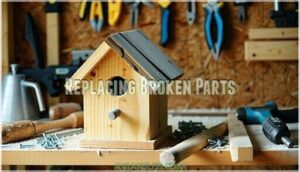 replacing broken parts