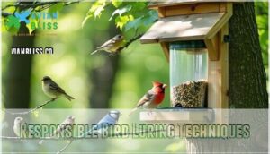 responsible bird luring techniques
