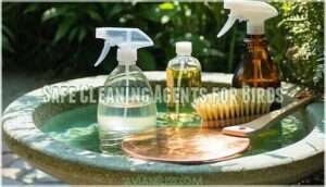 safe cleaning agents for birds
