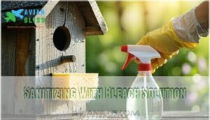 sanitizing with bleach solution