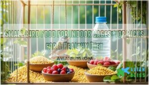 small bird food for indoor cages