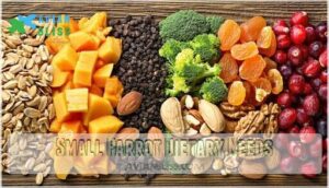 small parrot dietary needs