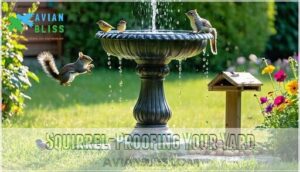 squirrel-proofing your yard