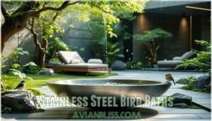 stainless steel bird baths stainless steel bird baths