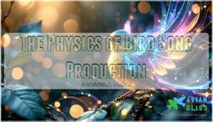 the physics of bird song production
