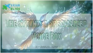 the syrinx: a specialized voice box
