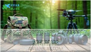 tips for specific bird photography scenarios