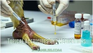 topical acaricides and medications