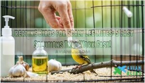treating birds for scaly leg mites
