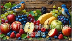 types of fruits and berries suitable for birds