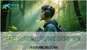 user reviews and recommendations