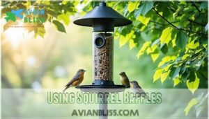 using squirrel baffles