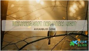 utilizing soft and warm light