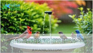 water features for bird attraction
