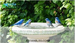 water quality and bluebird health