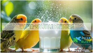 water-soluble powders