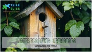 waterproofing birdhouses
