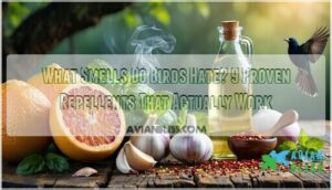 what smells do birds hate