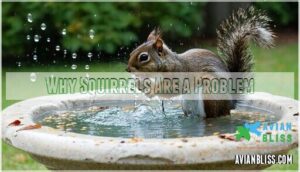 why squirrels are a problem
