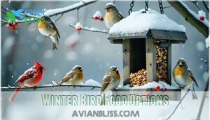 winter bird food options