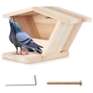 Wooden Dove Nesting Box with B0DZFW1JCM