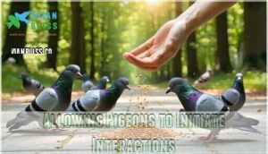 allowing pigeons to initiate interactions allowing pigeons to initiate interactions