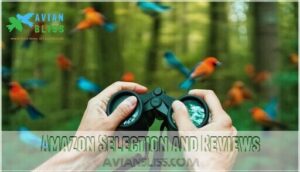 amazon selection and reviews