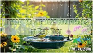 attracting american goldfinches to your yard